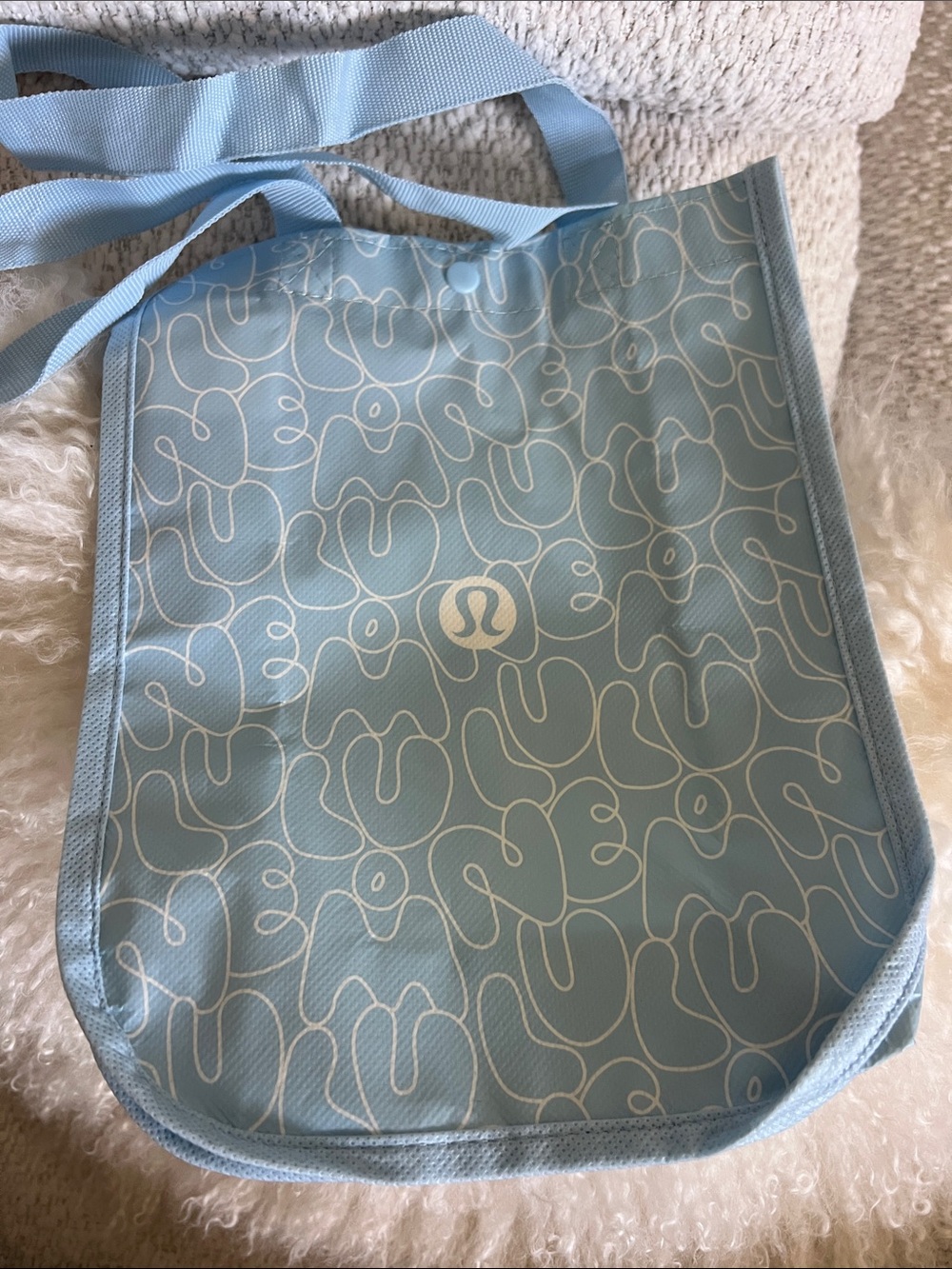 lululemon athletica Sky Blue Abstract-Print Tote